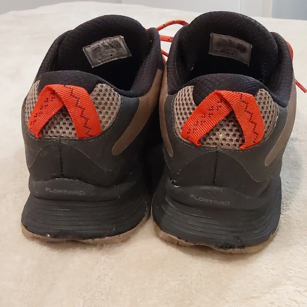 Merrell Men's Moab Speed hiking shoes black & brown with orange laces Sz 10.5 - Picture 5 of 11